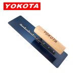 Yokota 5309 Blue Spring Steel Wooden Handle Paint Special Japanese Rounded Corner Plastering Trowel | Hengtian