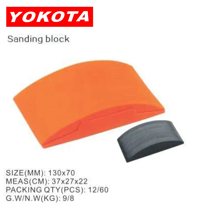 130×70 Orange Sanding block