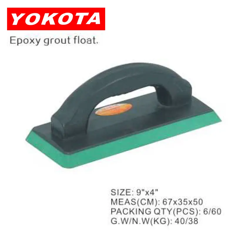 Epoxy grout float