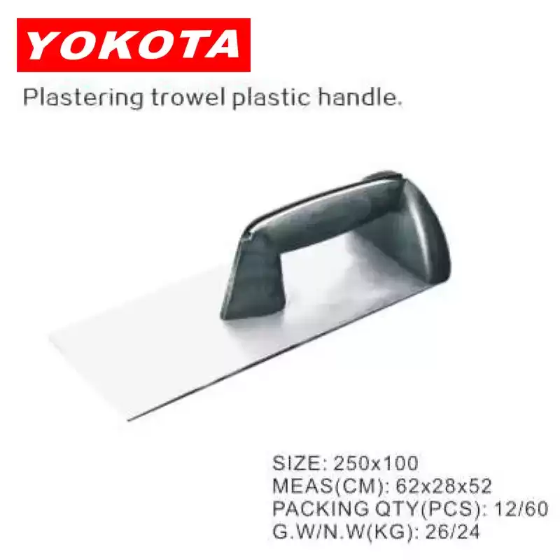 250×100 Alien Plastering trowel with black plastic handle