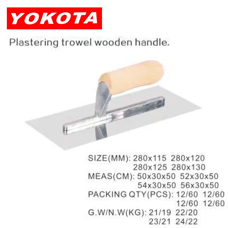 280×115 Universal model Plastering trowel wooden handle