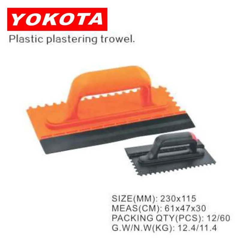 230×115 Plastic orange plastering trowel