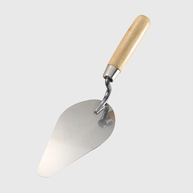Multifunctional bricklaying knife with wooden handle