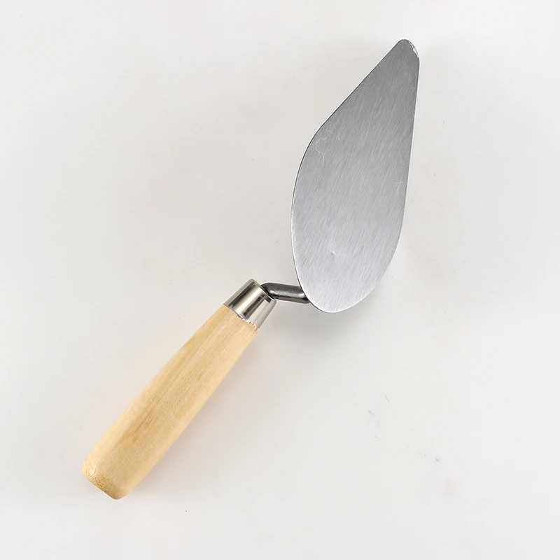 Wooden handle bricklaying knife