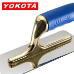 Yokota Blue Plastic Handle 24cm Gold Taped Trowel | Hengtian