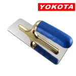 Yokota Blue Plastic Handle 24cm Gold Taped Trowel | Hengtian