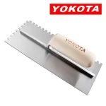 Yokota Wooden Handle Square Tooth Trowel | Hengtian